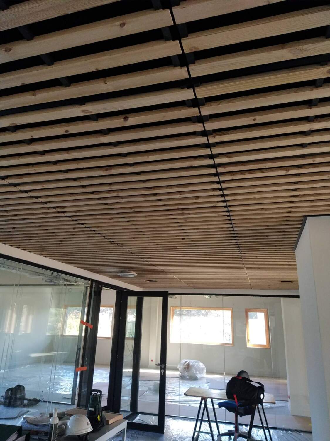 Installation faux plafond