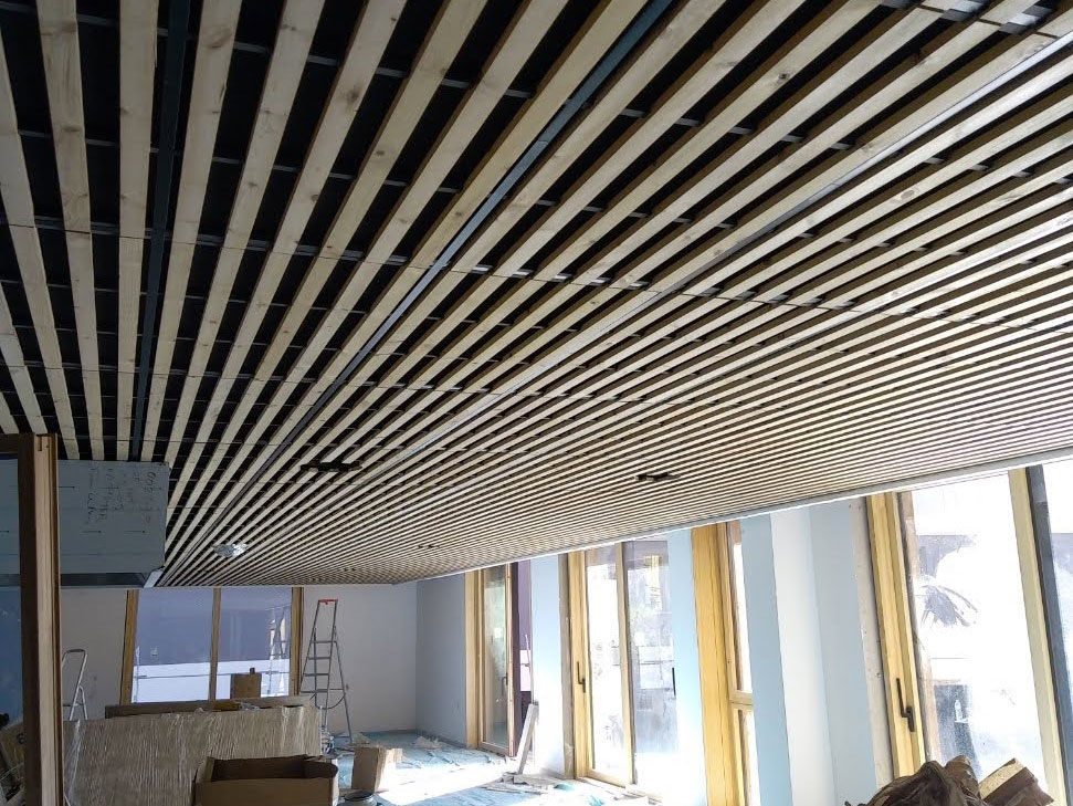 Mise ne place d'un faux plafond dans le cadre d'une rénovation